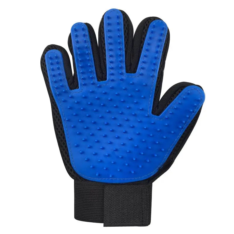 Silicone Pet Grooming Gloves for Cats & Dogs - Hair Removal, Bathing & Massage Device