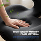 Comfort-Grip Lumbar Support for Office Chair and Car, Stress Relief – Memory Foam Seat Cushion