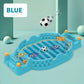 Interactive Soccer Game for Kids -2-Player Tabletop Fun, Parent-Child Activity, Travel-Friendly Puzzle Game in Blue/Green