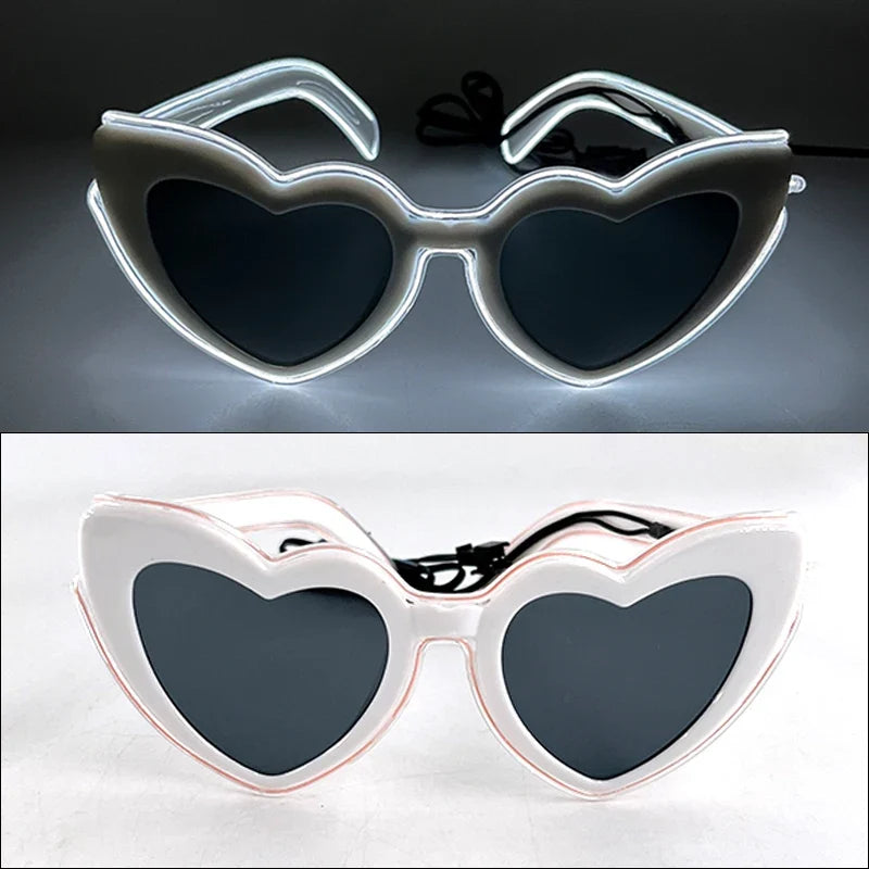 Party Neon Sunglasses Favors Light Up LED Glasses for Kids Adults