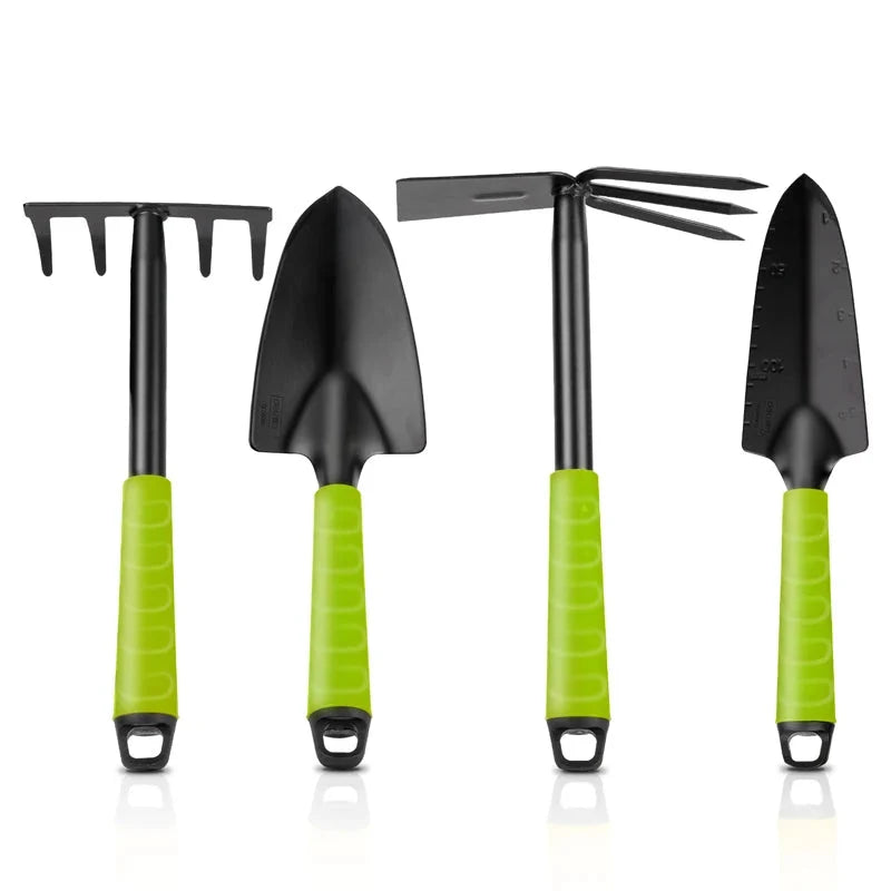 Garden Tools Kit for Household Gardening - Multifunctional Shovel, Rake, Trowel for Succulents and Flowers