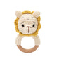 Crochet Baby Rattle Bunny Teether Newborn Sensory Toys