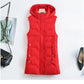 Light Cozy Women Long Puffer Vest - Hooded Down
