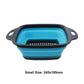 Silicone2026 Edition Folding Drain Basket 2-In-1 Collapsible Colander For Fruits And Vegetables Space-Saving Kitchen Device Fall