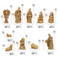Nativity Kit 10-Piece Resin Nativity Scene For Christmas Decor, Timeless Religious Ornaments Gift Idea