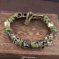 Skull Paracord Bracelet Gothic Wristband Halloween 2026 Gift Idea Flexible Braided Jewelry
