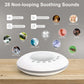 White Noise Machine USB Battery-Powered Travel-Friendly Baby Sound Machine 28 Soothing Sounds Memory Fall 2025 Calming Sleep Aid