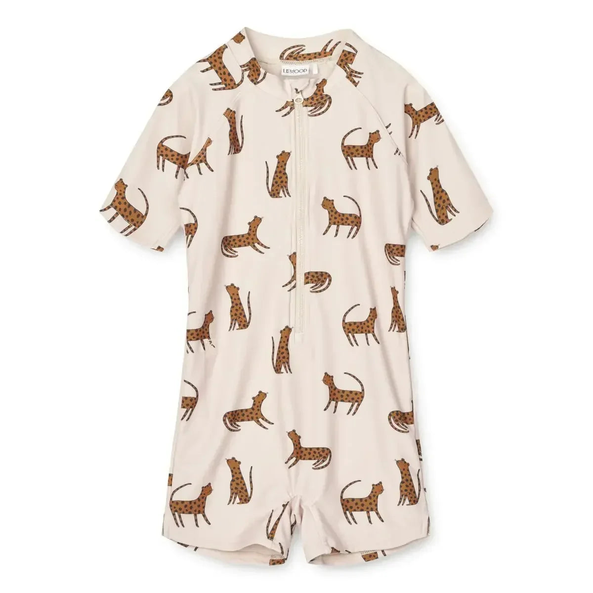 Rash Guard & Hat, Nylon, Cartoon Seagull Star Print, Beach Holidays – Fast-dry Kids’ Swimwear Kit