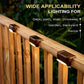 Solar Deck Lights Outdoor Water-Resistant LED Fence Lights for Patio Stairs Pathway Fall 2026 Eco Friendly