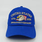 unisex Breathable baseball cap - Eagle-embroidered, flag-patch, six-panel curved-brim, cotton crown, 250th anniversary