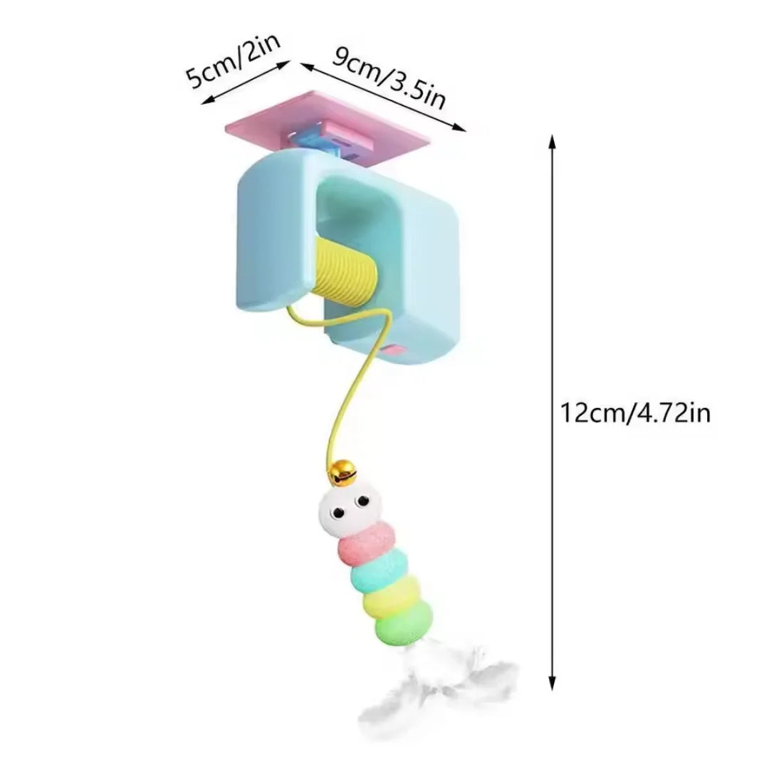 Rechargeable2026 Edition Cat Toy Interactive Hanging Door Bird Toy With Elastic Rope Stress Relief For Cats TikTok Viral Fall