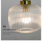 Japandi Glass Pendant Light Japanese Scandinavian Hanging Lamp Warm