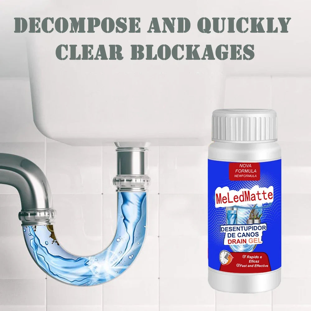 Drain Cleaner Gel Powerful Pipe Dredging Agent For Fast Sewer Unclogging 2026 Household Cleaning Trend