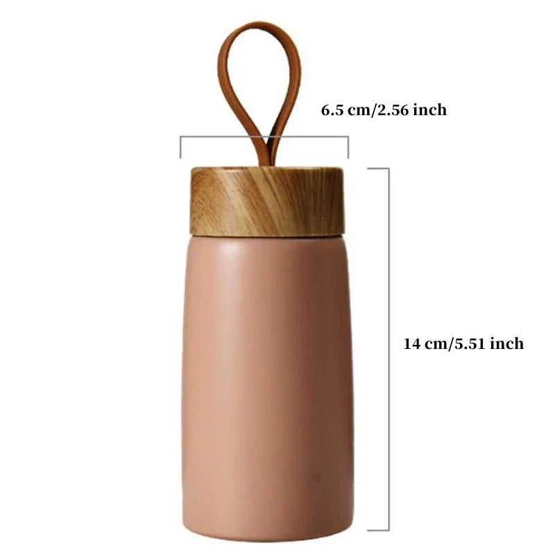 260ml Insulated Coffee Mug - 304 Stainless Steel Travel Tumbler, Travel-Friendly Thermal Flask for Hot Drinks, Mini Water Bottle