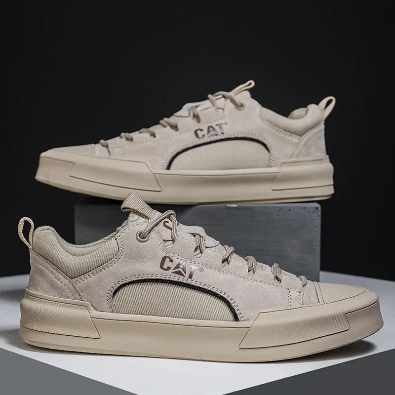 Sturdy men's outdoor sneakers - anti-slip wear-resistant fabric upper, for hiking and casual everyday