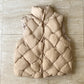 Women Insulating Puffer Vest - Boxy Quilt Polyfill Winter