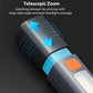 Strong Lighting ABS Flashlamp USB Charging Travel-Friendly Outdoor Flashlight - Telescopic COB Side Lamp for Camping and Hiking