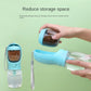 Travel-Friendly Dog Cat Water Bottle with Food Storage for Outdoor Travel Pet Supplies