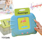 Talking Flashcards Learning Machine for Kids - Educational Audio Book Toy for Preschool Ages 2-6, USB Battery-Powered, Eye-Friendly Design