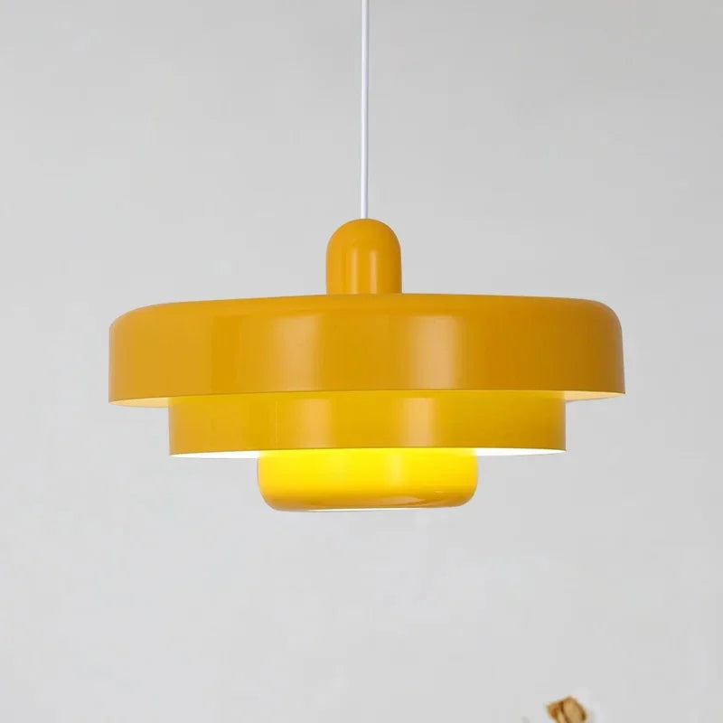 Lamp Pendant Retro Danish Chandelier - Fall 2026 Decor for Cafes and Homes, Cozy Ambient Lighting