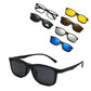 Magnetic Clip Sunglasses Interchangeable Lens Kit 5 Lenses Polarized Prescription Ready Summer 2026 Gift