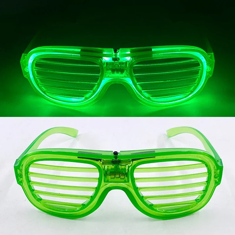 Shape Heart Glow LED Glasses -  Party Glasses for Kids and Adults, 5 Colors Neon Supplies