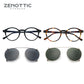 Clip2026 Edition On Sunglasses Retro Round Frames Anti Blue Light Polarizing Clip Ons Summer