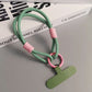 Universal Mobile Phone Lanyard with Anti-Loss Wrist Strap & Accessories - Trendy Two-Strand Design