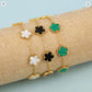Bracelet2026 Edition Stainless Steel Double Sided Clover Petal Design Gold Plated Five Leaf Charms Gift Idea for Moms Fall