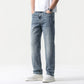 Men’s Oversized Wide Leg Jeans - Straight Lyocell, Casual