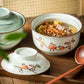 Ramen Instant Bowl With Lid Porcelain Large Capacity