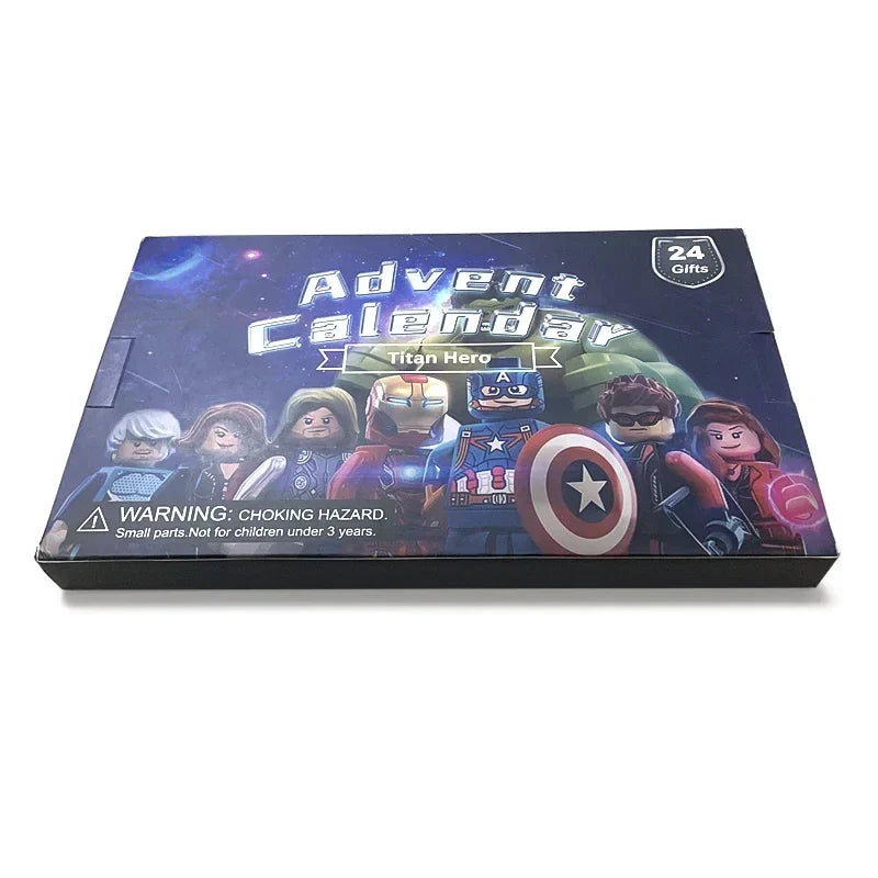 24-Piece Marvel PVC Action Figure Advent Calendar - Christmas Countdown Gift for Kids