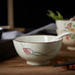 Ceramic 4.5 Inch Japanese Rice Bowl Retro Household Tableware