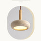LED Japandi Pendant Lamp Yellow Stone Wabi Sabi Ambient Design