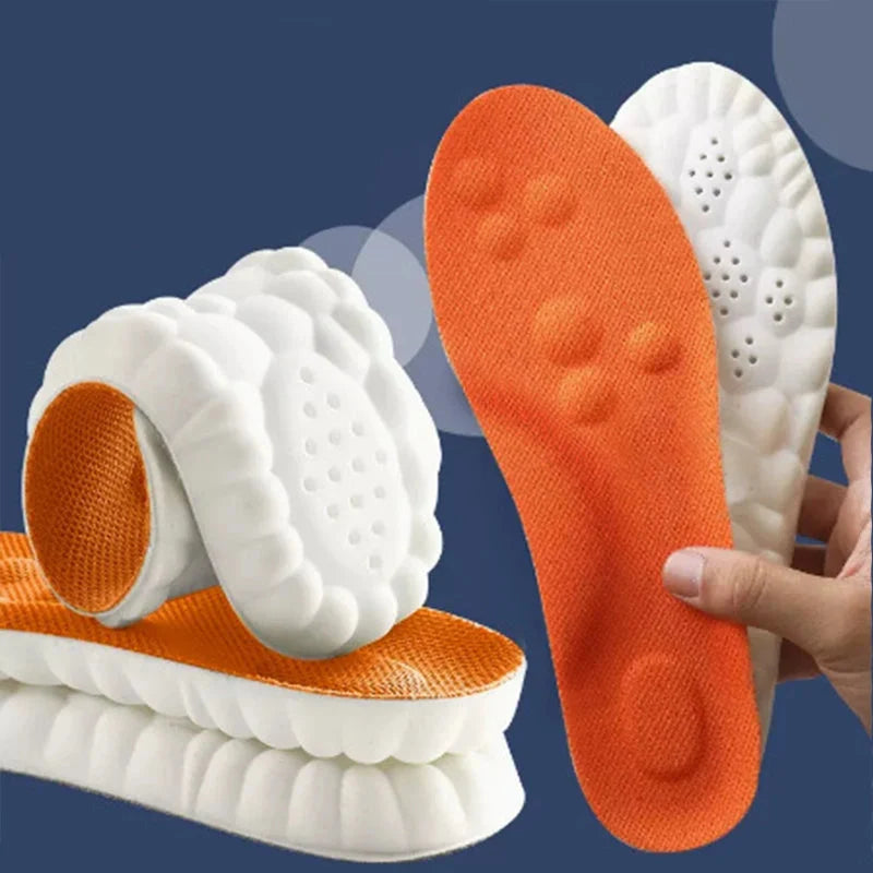 Breathable Cushion Plantar Fascia Insole – Sport Latex Insoles with Arch Support