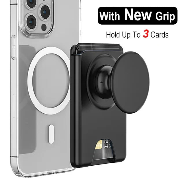 Magnetic2026 Edition Wallet With Expanding Grip For Phones Universal Card Holder Case Anti Scratch And Dustproof Back To School