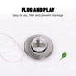 Pop-Up Drain Stopper Basin Hair Catcher Stainless Steel Filter Anti-Odor Fall 2026 Household Upgrade
