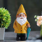 Garden2026 Edition Gnome Statue With Yellow Umbrella Outdoor Lawn Decor Resin Weatherproof Yard Ornament Fall