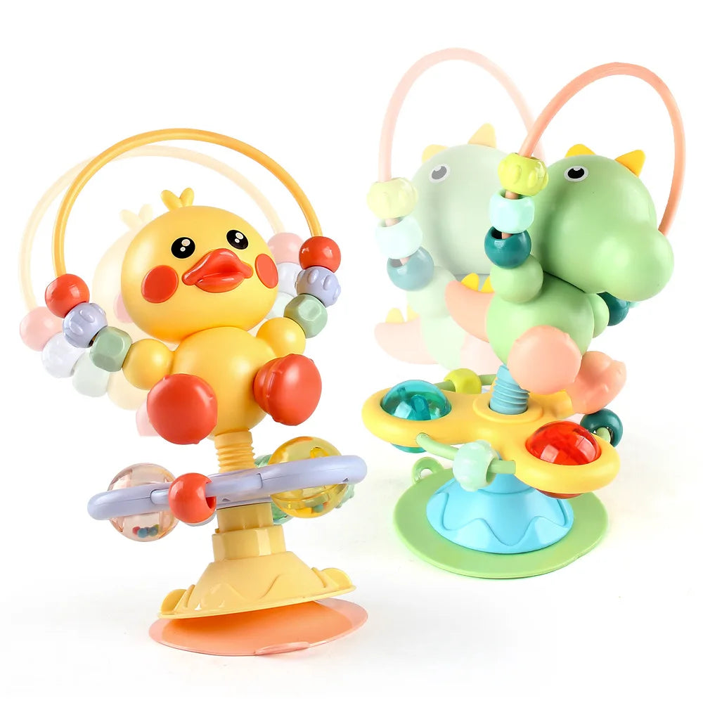 Soothing Baby Rattle Suction Cup Newborn Sensory Toys