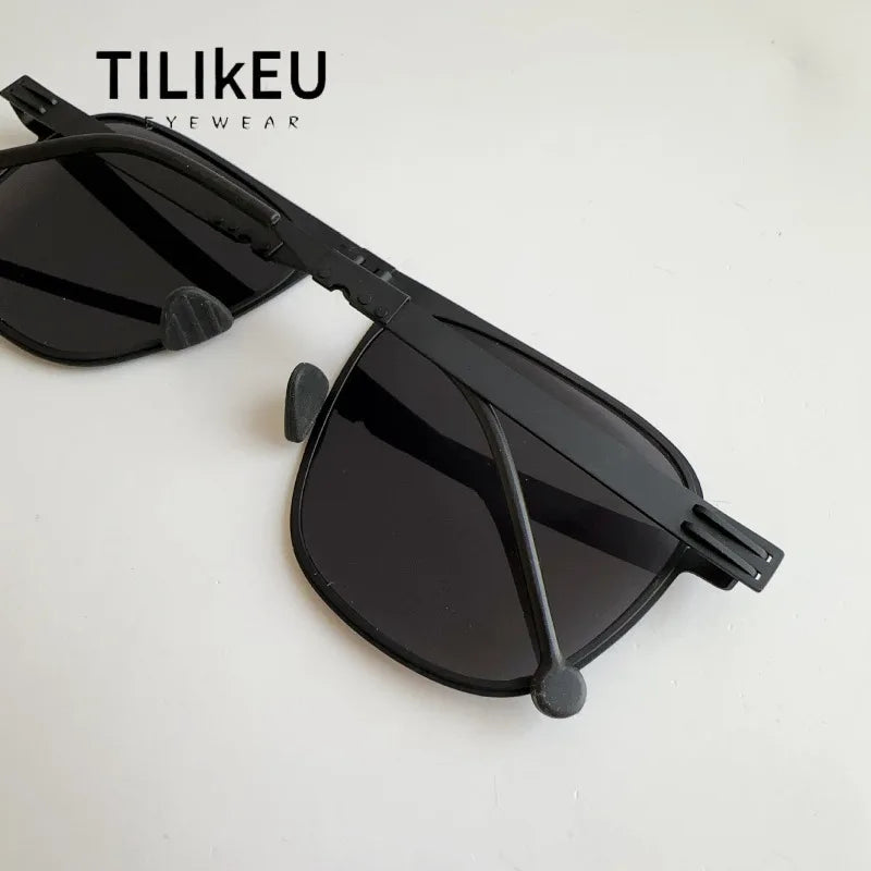 Sunglasses2026 Edition Polarized Pilot Style Foldable Steel Frame UV400 Protection for Driving and Fishing Summer