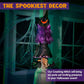 Witch Halloween Tree Decoration Non Woven Hanging Outdoor Yard Decor Fall 2025 Spooky Crashing Display