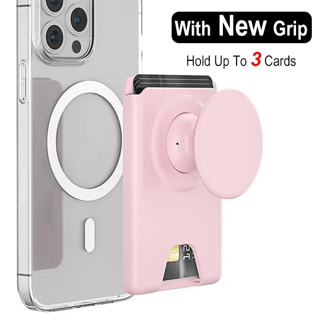 Magnetic2026 Edition Wallet With Expanding Grip For Phones Universal Card Holder Case Anti Scratch And Dustproof Back To School