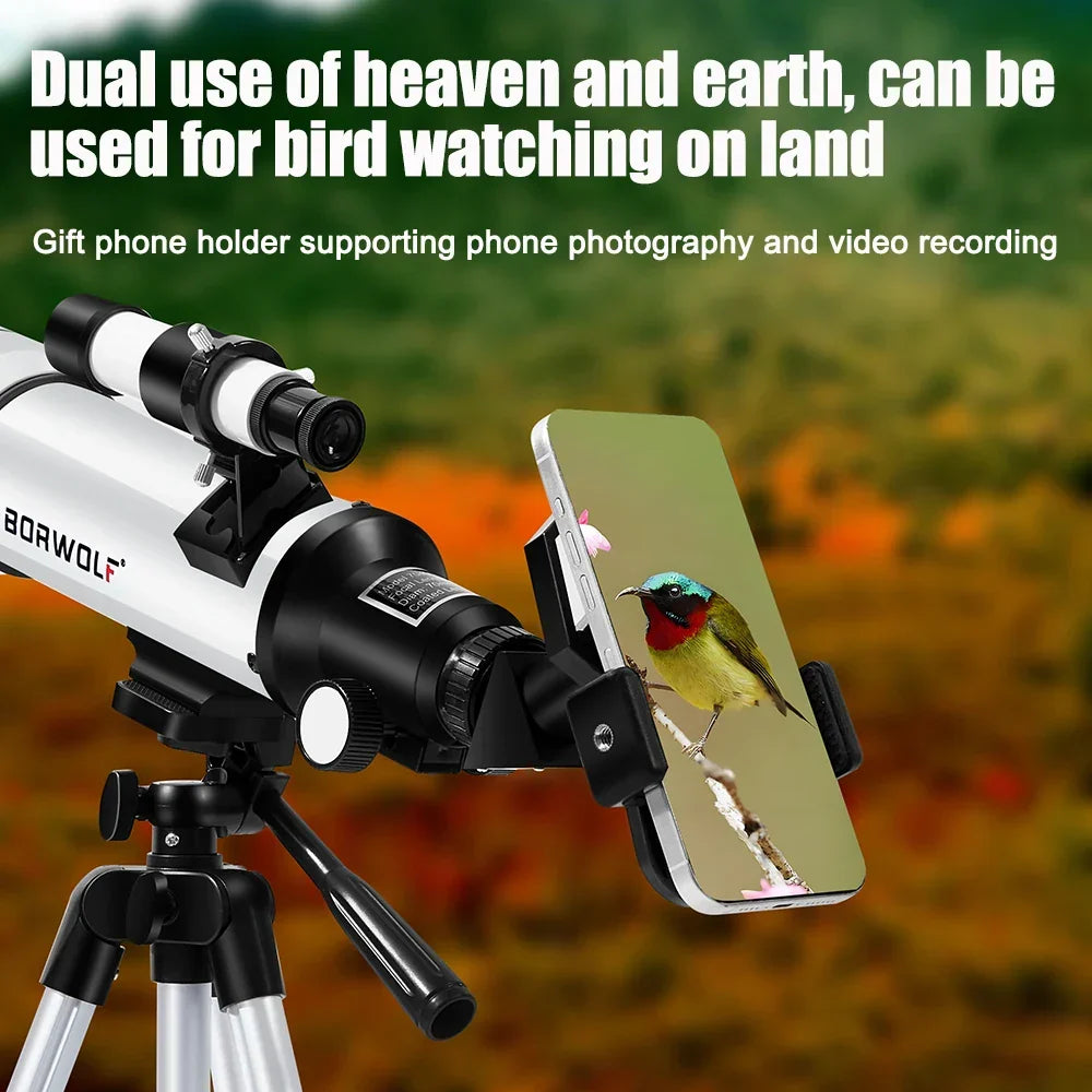 Telescope Astronomical With Phone Adapter And Tripod 333X Zoom For Moon And Stars Back To School 2026 Gift