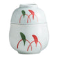Hand Painted Japanese Ceramic Lidded Dessert Bowls Kit