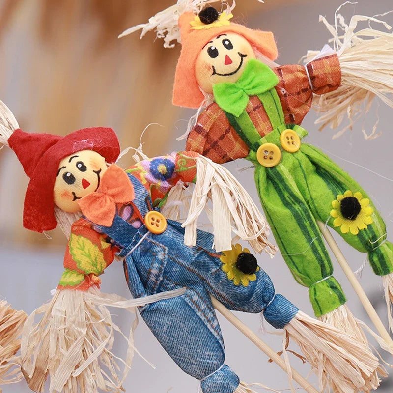 Decoration Scarecrow For Garden And Yard Outdoor Halloween Decor Autumn Harvest Festive Accent
