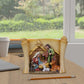 Scene Nativity Resin Figurine Holy Family Christmas Ornament For Desk Or Shelf Holiday Decor 2025 Gift