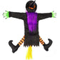 Witch Halloween Tree Decoration Non Woven Hanging Outdoor Yard Decor Fall 2025 Spooky Crashing Display