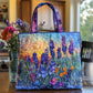 Quilted, 3D Floral Embroidery, Cotton, Regular Use – Sturdy Timeless Women's Tote Bag