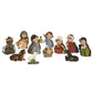 Nativity Kit 11-Piece Resin Catholic Figurines Christmas Decor Centerpiece Traditional Manger Scene Gift