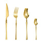 Stainless Steel 18/10  Cutlery Kit - Glossy Silver Dinnerware, Matte 304 Tableware for Gifts